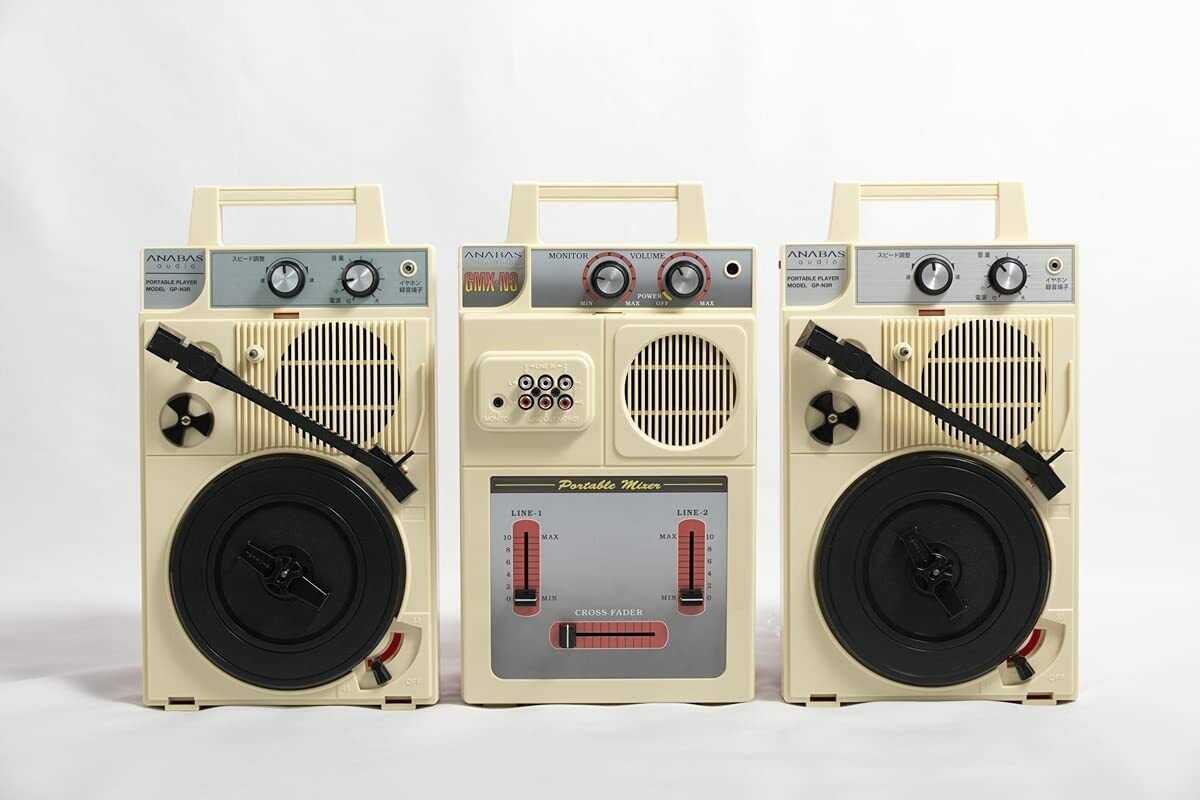 その他 その他 ANABAS audio GP-N3R + GMX-N3 / Portable Records Player 2 Set & DJ 